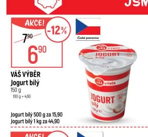 Váš Výběr Jogurt bílý