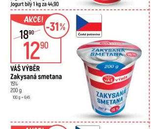 Váš Výběr Zakysaná smetana