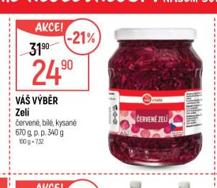 VÁŠ VÝBĚR Zelí