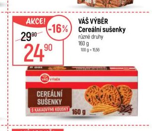 VÁŠ VÝBĚR Cereální sušenky - Globus akcniletaky.com