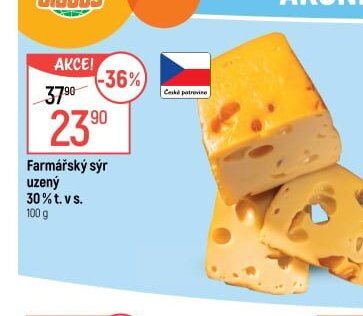 Farmářský sýr uzený