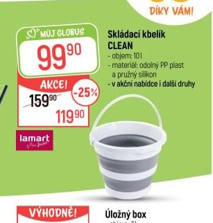 Skládací kbelík CLEAN