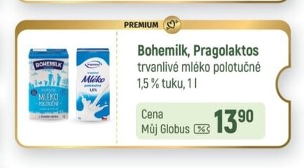 Bohemilk, Pragolaktos trvanlivé mléko polotučné