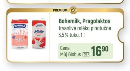 Bohemilk, Pragolaktos trvanlivé mléko plnotučné