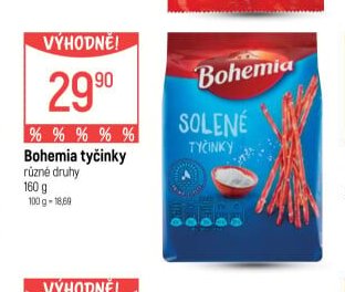 Bohemia tyčinky