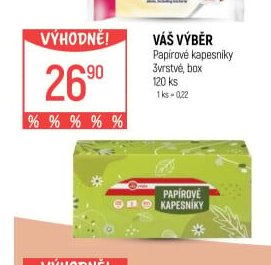 Váš Výběr papírové kapesníky