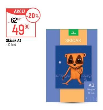 Skicák A3