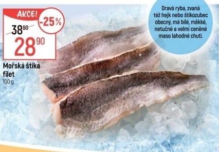 Mořská štika filety