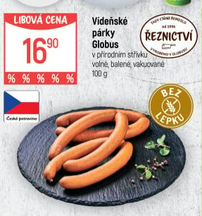 Párky vídeňské Globus