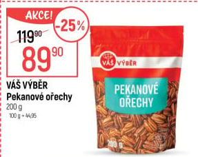 Pekanové ořechy Váš Výběr