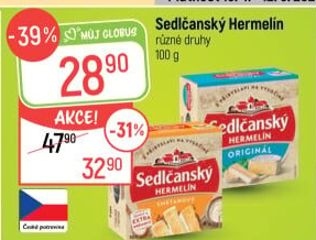 Sýr Hermelín Sedlčanský