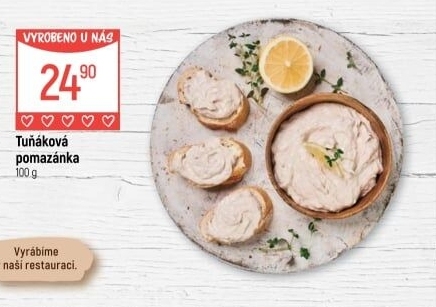 Tuňáková pomazánka Globus