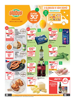 akční leták Globus 15.4.2026-21.4.2026