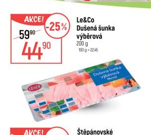 Le&Co Dušená šunka výběrová