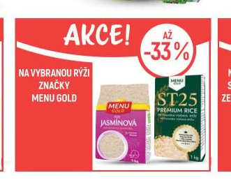 Menu Gold rýže
