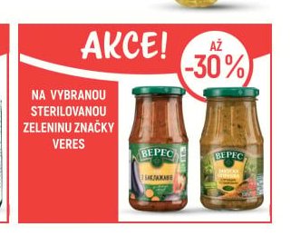 Veres sterilovaná zelenina
