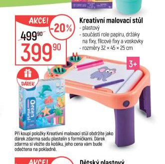 Kreativní malovací stůl