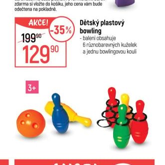Dětský plastový bowling
