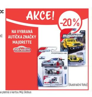 Autíčka značky Majorette
