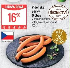 Párky vídeňské Globus