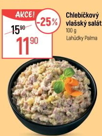 Salát vlašský chlebíčkový