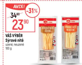 Sýrové nitě Váš výběr