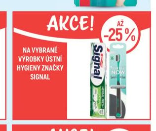 Signal výrobky ústní hygieny