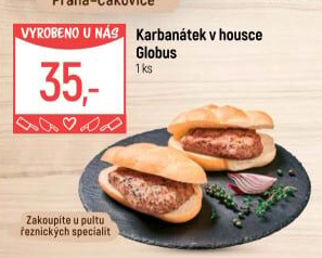 Karbanátek v housce Globus