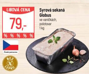 Sekaná syrová Globus