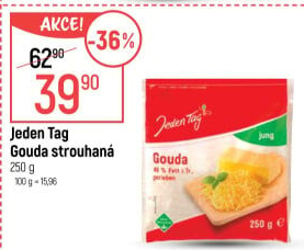 Sýr Gouda strouhaná Jeden Tag