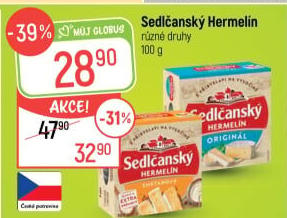 Sýr Hermelín Sedlčanský