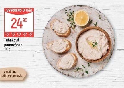 Tuňáková pomazánka Globus