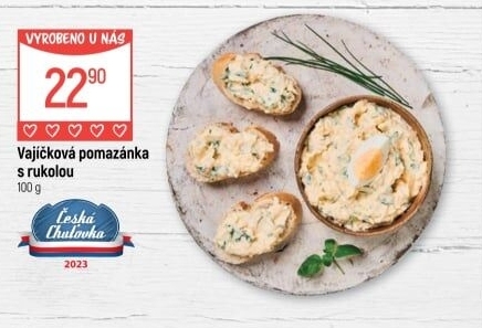 Vajíčková pomazánka s rukolou Globus