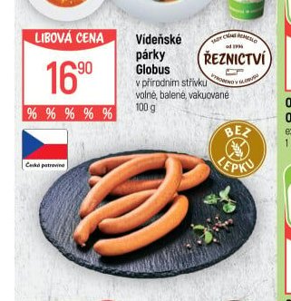 Vídeňské párky Globus