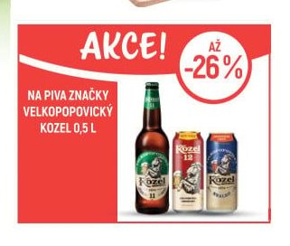 Velkopopovický Kozel 0,5 l