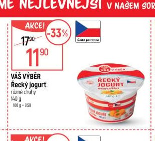 Váš výběr Řecký jogurt