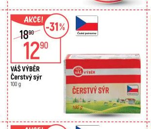 Váš výběr Čerstvý sýr