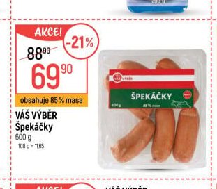 Váš výběr Špekáčky