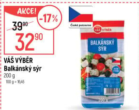 Balkánský sýr Váš Výběr