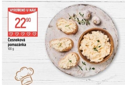 Česneková pomazánka Globus