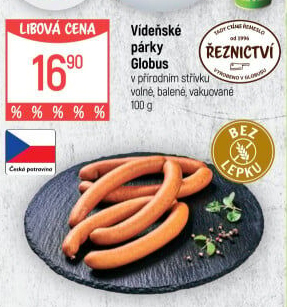 Párky vídeňské Globus