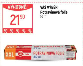 Potravinová folie Váš Výběr
