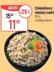 Salát vlašský chlebíčkový