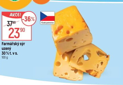 Sýr Farmářský uzený