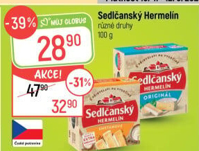 Sýr Hermelín Sedlčanský