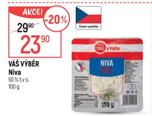 Sýr Niva 50% Váš Výběr