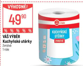 Utěrky kuchyňské 2vrstvé XXL Váš Výběr