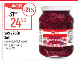 Zelí kysané bílé Váš výběr