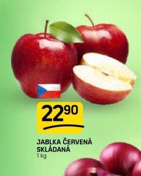 JABLKA ČERVENÁ SKLÁDANÁ