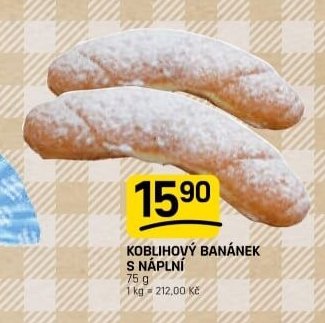 KOBLIHOVÝ BANÁNEK S NÁPLNÍ